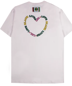 Cross Colours Love Black Lives T Shirt - Pink