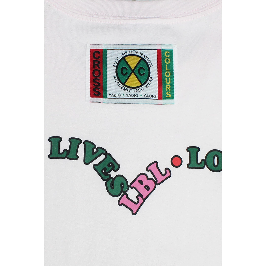 Cross Colours Love Black Lives T Shirt - Pink 5 Cross Colours Love Black Lives T Shirt - Pink