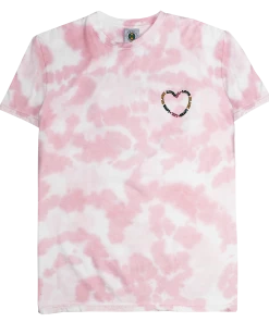 Cross Colours Love Black Lives T Shirt - Pink Tie Dye New Arrivals