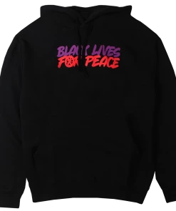 New Arrivals Cross Colours Black Lives For Peace Hoodie - Black