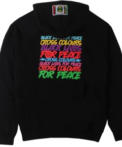 New Arrivals Cross Colours Black Lives For Peace Hoodie - Black