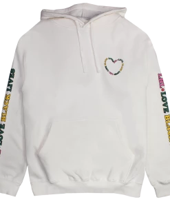 Cross Colours Love Black Lives Hoodie - Cream New Arrivals
