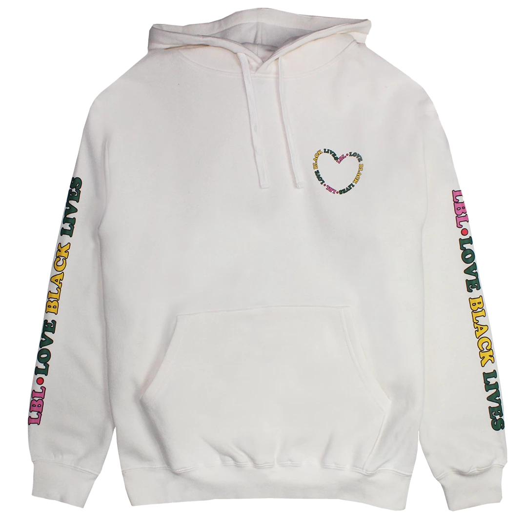 Cross Colours Love Black Lives Hoodie - Cream New Arrivals 3 Cross Colours Love Black Lives Hoodie - Cream New Arrivals