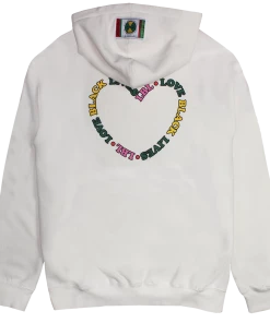 Cross Colours Love Black Lives Hoodie - Cream New Arrivals