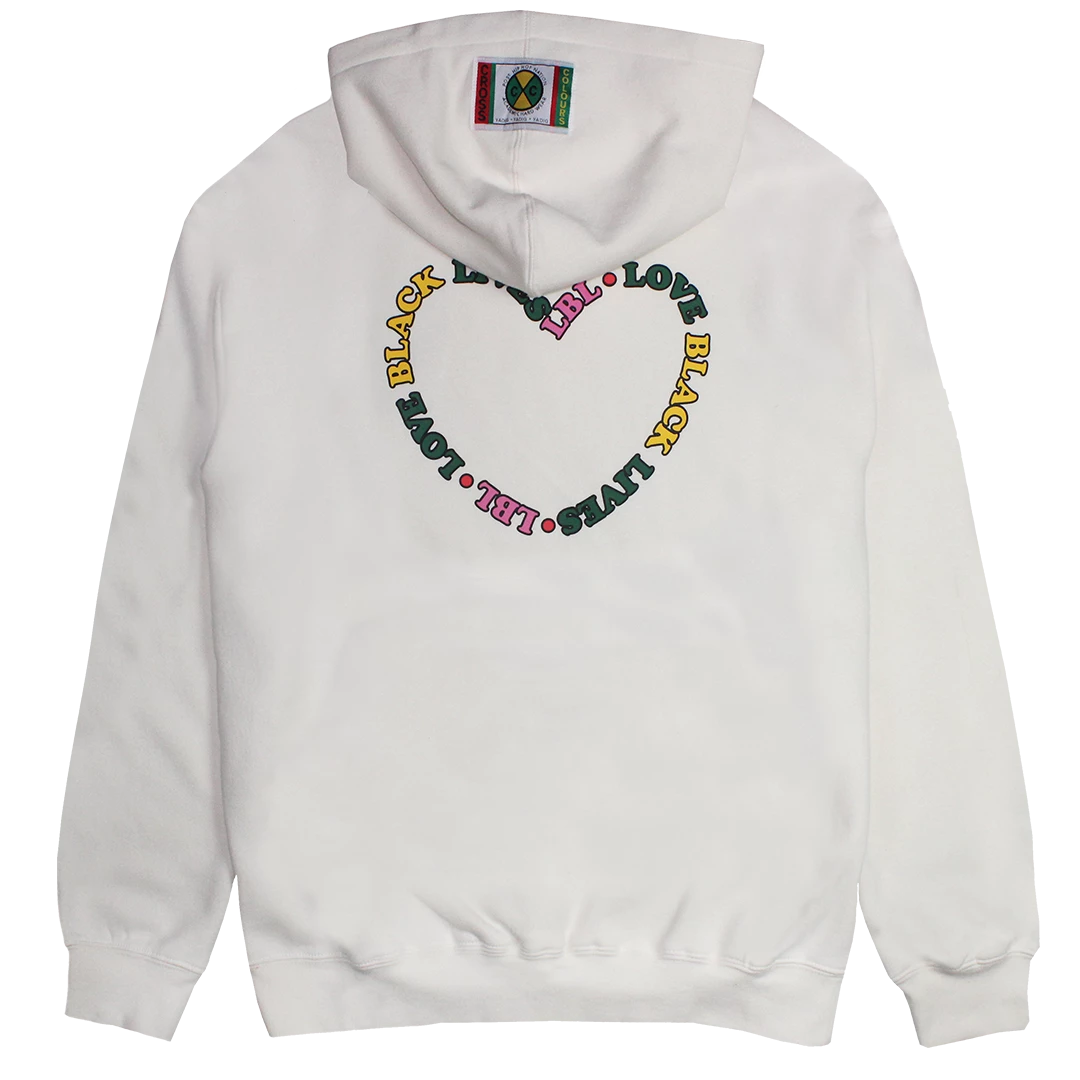Cross Colours Love Black Lives Hoodie - Cream New Arrivals 4 Cross Colours Love Black Lives Hoodie - Cream New Arrivals