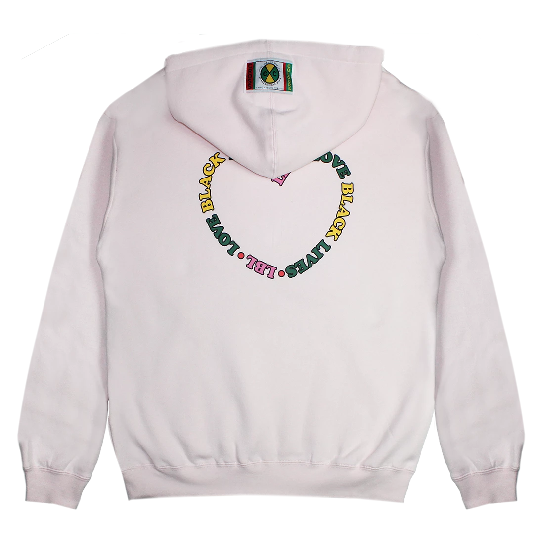 Cross Colours New Arrivals Love Black Lives Hoodie - Pink 4 Cross Colours New Arrivals Love Black Lives Hoodie - Pink