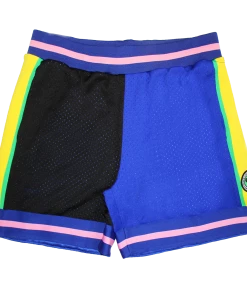 Cross Colours Black Lives For Peace Color Block Knitted Short - Black/Blue