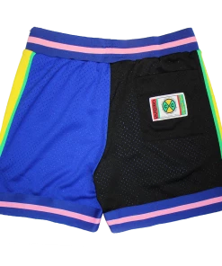 Cross Colours Black Lives For Peace Color Block Knitted Short - Black/Blue