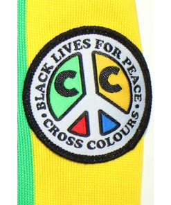 Cross Colours New Arrivals Black Lives For Peace Color Block Knitted Short - Multi