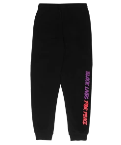 Cross Colours New Arrivals Black Lives For Peace Jogger - Black