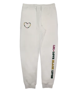 Cross Colours Love Black Lives Jogger - Cream