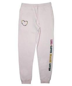 Cross Colours Love Black Lives Jogger - Pink New Arrivals