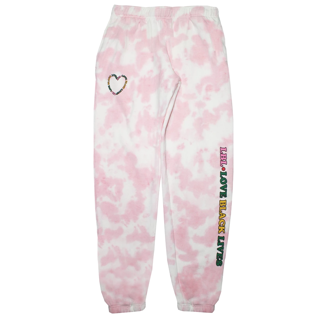 Cross Colours Love Black Lives Jogger - Pink Tie Dye New Arrivals 3 Cross Colours Love Black Lives Jogger - Pink Tie Dye New Arrivals