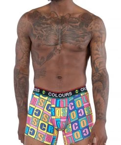 New Arrivals Cross Colours Alphabet Boxer Brief