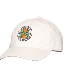 Cross Colours Classic Embroidered Dad Hat - White Accessories