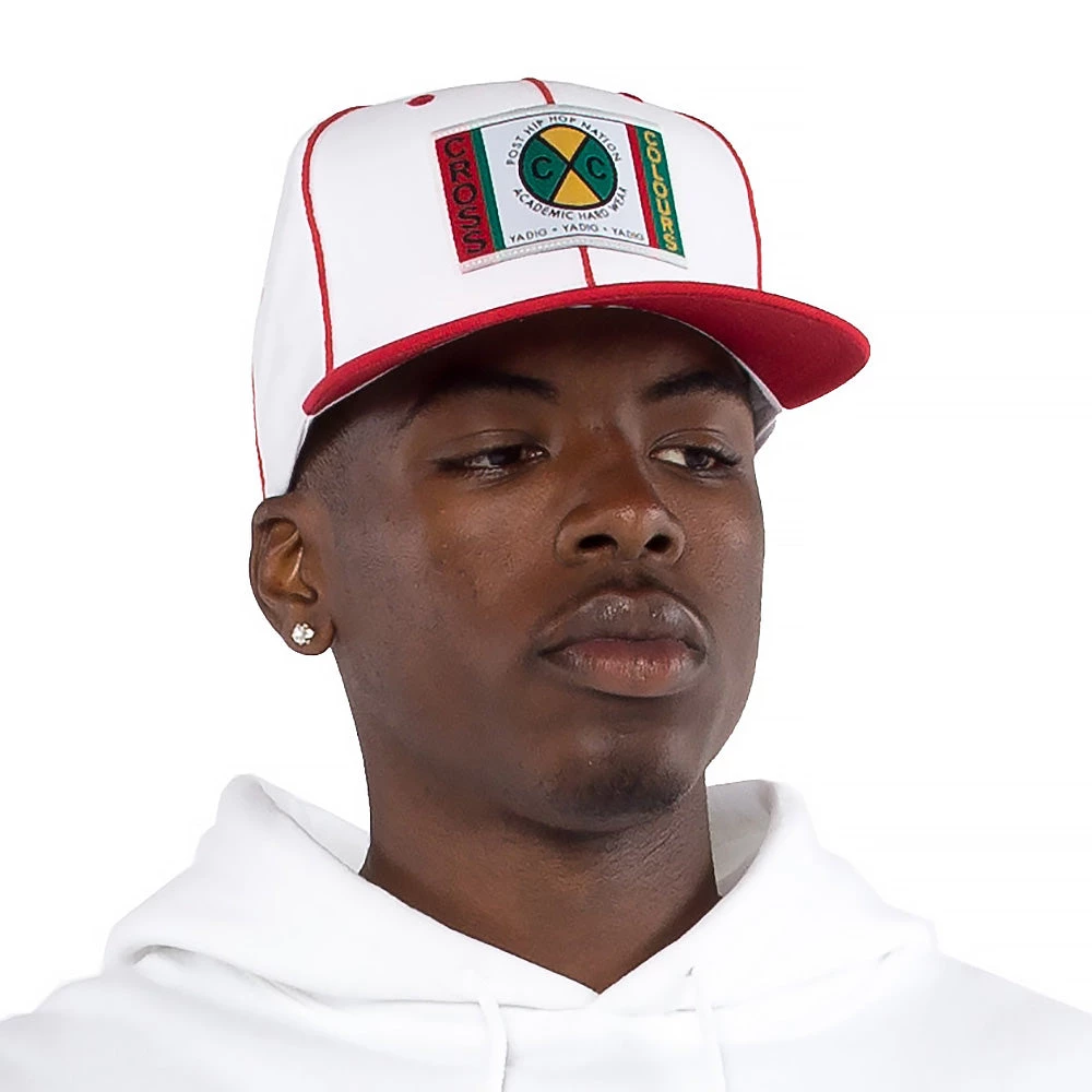 Cross Colours Soutache Snapback - White/Red New Arrivals 5 Cross Colours Soutache Snapback - White/Red New Arrivals