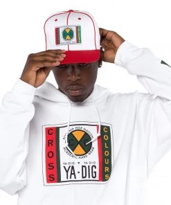 Cross Colours Soutache Snapback - White/Red New Arrivals 11 Cross Colours Soutache Snapback - White/Red New Arrivals