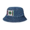 Cross Colours Denim Bucket Hat - Dark Indigo 1 Cross Colours Denim Bucket Hat - Dark Indigo