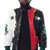 Cross Colours Face 2 Face Leather Jacket - Multi