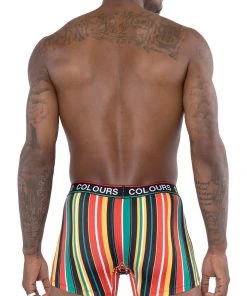 New Arrivals Cross Colours Retro Barcode Boxer Brief