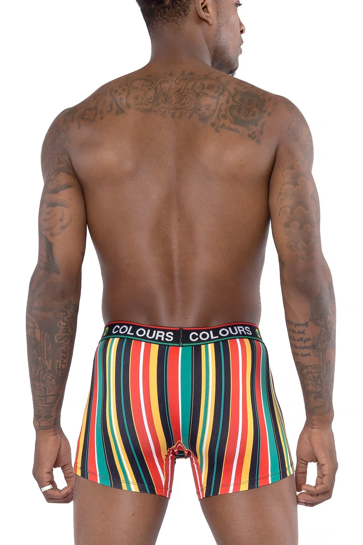 New Arrivals Cross Colours Retro Barcode Boxer Brief