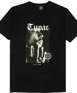 Cross Colours New Arrivals Tupac Meditation TShirt - Black