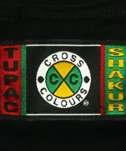 Cross Colours New Arrivals Tupac Meditation TShirt - Black