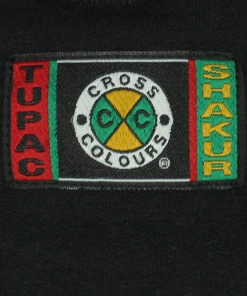 New Arrivals Cross Colours Tupac Praying Hands Crewneck - Black
